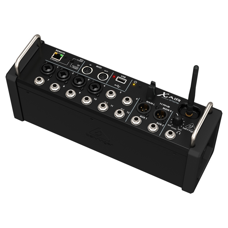 Behringer XR12 Микшер цифровой рэковый, 12 каналов, WiFi модуль