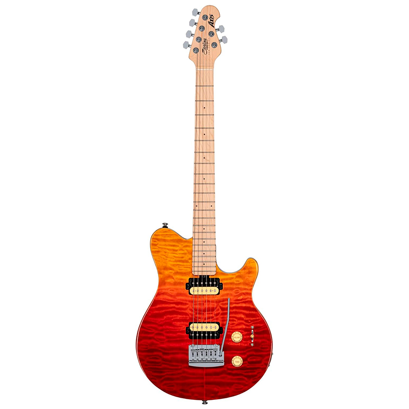 STERLING AX3QM-SPR-M1 Электрогитара Axis in Quilted Maple Spectrum Red