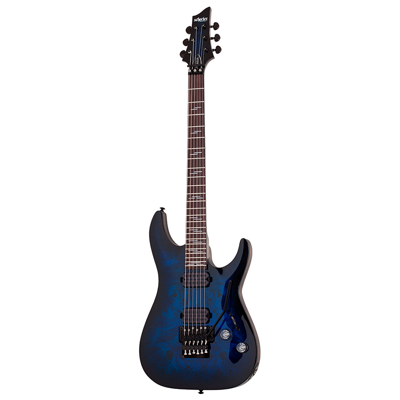 SCHECTER OMEN ELITE-6 FR STBB Электрогитара, Stratocaster, цвет синий