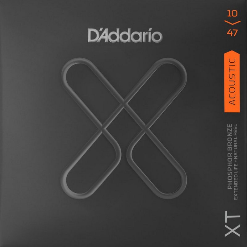 D'Addario XTAPB1047 набор струн для 6-струнной акустической гитары, размер 10-47