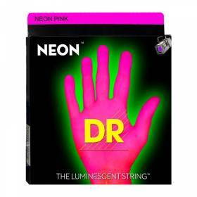 Набор струн для 5-струнной бас-гитары DR. NPB5-45 NEON™ HiDef Pink