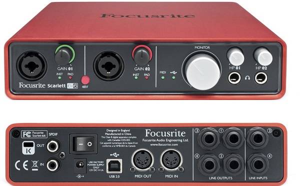 focusrite Scarlett 6i6 Gen2-