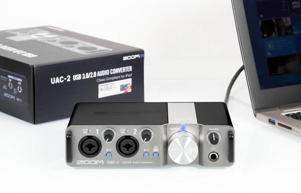 Двухканальный внешний аудиоинтерфейс ZOOM UAC-2, совместимый с шиной USB 3.0
