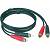 KLOTZ AT-CC0200 Шнур аудио 2хRCA (male) прямые ⇔ 2хRCA (male) прямые, длина 2м.
