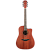 Shinobi H-11/RD Гитара акустическая 41" с вырезом, цвет красный прозрачный