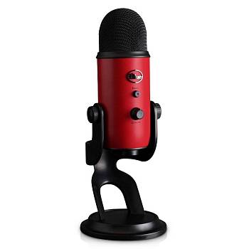 Blue Yeti Satin Red - микрофон USB, студийный конденсаторный