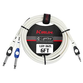 Kirlin LGY-362L 0.3M WH Шнур mini-JACK 1/8