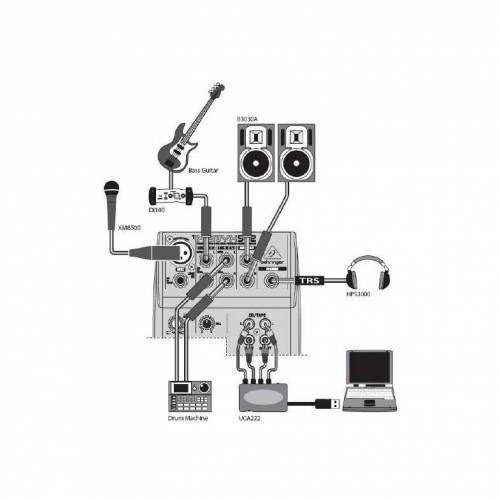 Микшерный пульт Behringer XENYX 502