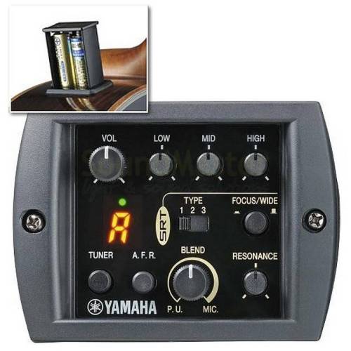 Yamaha A3R Ttransparent Black гитара электроакустическая, цвет чёрный