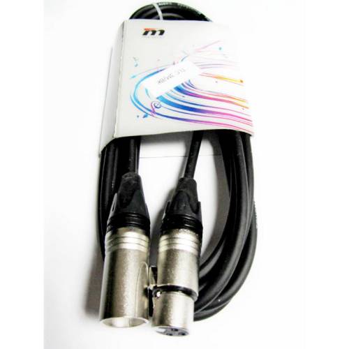 True magic TLC 3M/BK Шнур микрофонный XLR (F) <=> XLR (M), 3 метра, черный