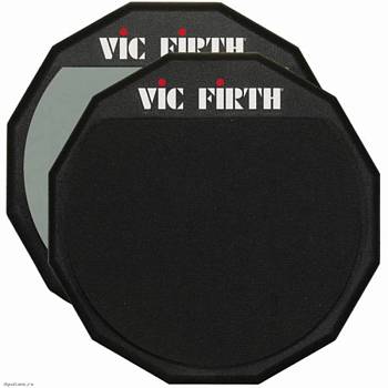 VIC FIRTH PAD-6D - Пэд тренировочный, двухсторонный, 6