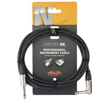 STAGG NGC3PLR Шнур инструментальный  Jack 1/4