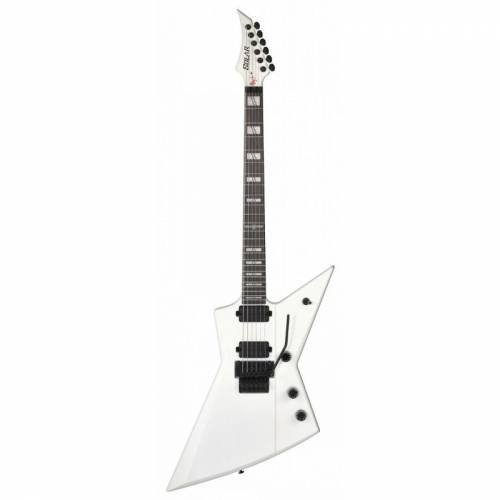 Solar E1.6 Priestess  электрогитара, форма Explorer, HH, Floyd Rose, цвет белый, чехол