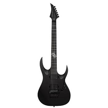 Solar A1.6Coroner  электрогитара с чехлом, ольха, Fishman Fluence, Floyd Rose,  цвет черный