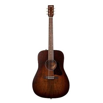 Art & Lutherie Americana Bourbon Burst  акустическая гитара Dreadnought, цвет коричневый берст