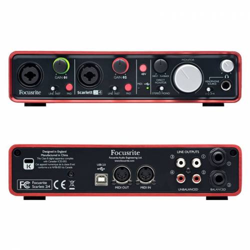 Звуковая карта FOCUSRITE Scarlett 2i4 USB
