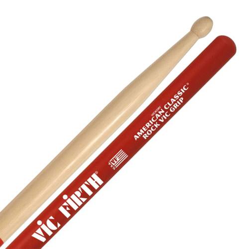 VIC FIRTH ROCKVG Барабанные палочки с деревянным наконечником, орех