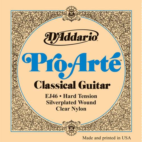 Набор струн для 6-струнной классической гитары D`ADDARIO EJ46