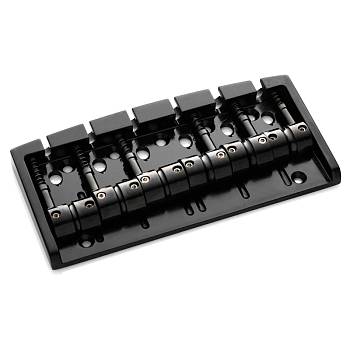 Metallor BB-19-BK Бридж (струнодержатель) бас-гитары, черный