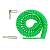 Kirlin IMK-202PFGL 9.1M GRF Шнур гитарный витой JACK 1/4"(прямой) ⇔ JACK 1/4"(угловой), 9м., зелёный