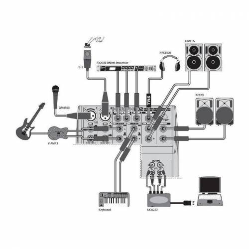Микшерный пульт Behringer XENYX 802