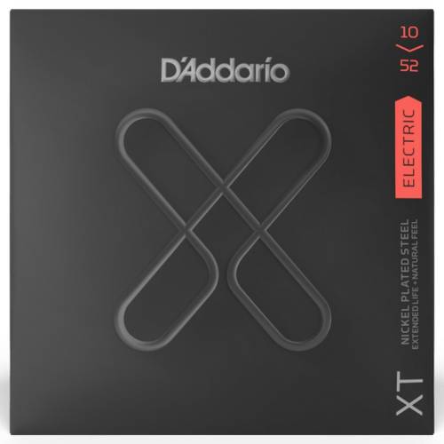 D'Addario XTE1052 Набор струн для 6-струнной электрогитары, размер 10-52