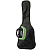 Madarozzo MA-G001-C3/BA чехол для классической гитары 3/4, неутепленный, чёрный с зеленой отделкой