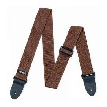 Dunlop D07-01BR Poly Strap Brown Ремень для гитары, полиэстер, коричневый