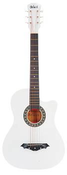Belucci BC3810 WH Акустическая гитара 38", 6-струнная, цвет белый
