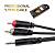KUPFERN KFAC21-2M Шнур аудио 2хRCA(male) ⇔ mini-JACK 1/8" (stereo), длина 2 метра