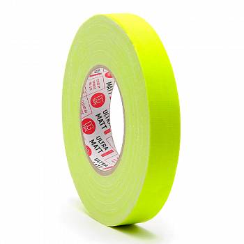 Gaffer DG Tape @ultraMATT (25мм х 50м, желтый) Лента монтажная ультраматовая