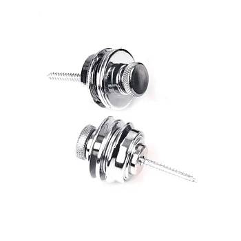 Smiger PP-D04 chrome Комплект (2 шт) стреплоков с большой шайбой, цинковый сплав, цвет хром