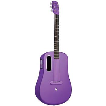 Lava ME 4 38 Purple  трансакустическая гитара с чехлом, цвет фиолетовый