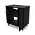 Glorious Modular Side Rack Black Рэковая секция для столов серии Sound Desk и Workbench, цвет чёрный