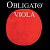 Pirastro 421021 Obligato Viola Набор струн для альта, размер 4/4, среднее натяжение