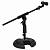 Hercules MS120B PRO Стойка для микрофона (журавль), низкопрофильная, чёрная