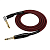 Kirlin IWB-202BFGL 6M BR Шнур гитарный JACK 1/4"(прямой) ⇔ JACK 1/4"(угловой), 6 метров, черн/красн
