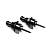 SOLDIER SW-BS-04 1 Комплект из 2-х стреплоков для гитарного ремня, цвет черный