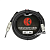 Kirlin IP-202PR 3M BK Шнур инструментальный JACK 1/4"(прямой) ⇔ JACK 1/4"(угловой), 3 метра, черный