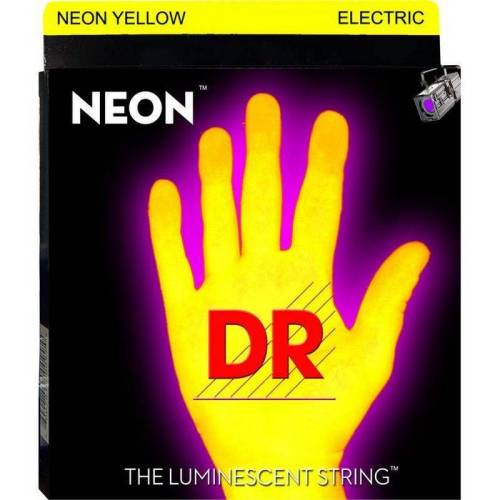 DR NYE-11 NEON™ Yellow  набор струн для 6-струнной электрогитары, размер 11-50