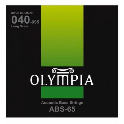 Olympia ABS-65 Набор струн для акустической бас-гитары, 80/20 Bronze, размер 40-95