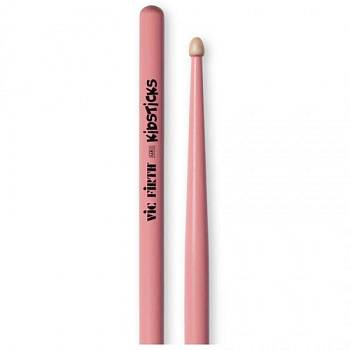 VIC FIRTH KidsPink Палочки барабанные, орех, деревянный наконечник, цвет розовый