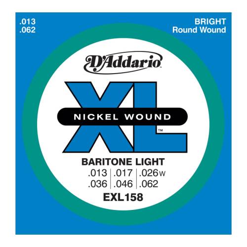 Набор струн для 6-струнной электрогитары D`ADDARIO EXL158