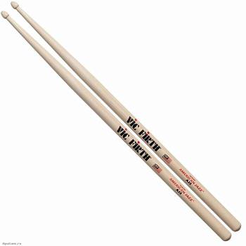 VIC FIRTH AJ2 Палочки барабанные 5A с удлиненным плечом, деревянный наконечник, орех