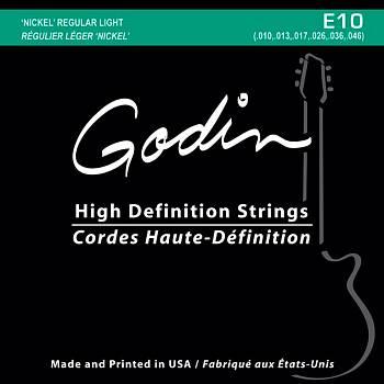 Godin E10 008964 Набор струн для электрогитары, калибр 10-46