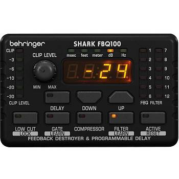 Одноканальный подавитель обратной связи  BEHRINGER FBQ100  SHARK