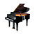 Yamaha C3 PE  рояль кабинетный цвет черный