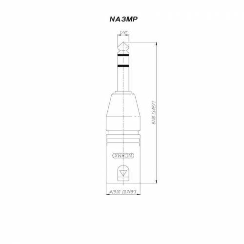 Переходник NEUTRIK NA3MP