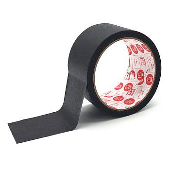 Gaffer DG Tape @PAPER Masking PRO (50мм х 23м, чёрный) Цветной бумажный скотч для маркировки