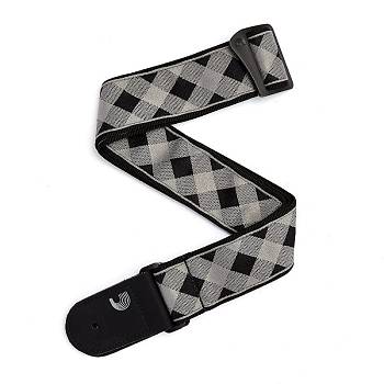 Planet Waves T20W1406 Ремень для гитары, рисунок «Buffalo Check», цвет серый